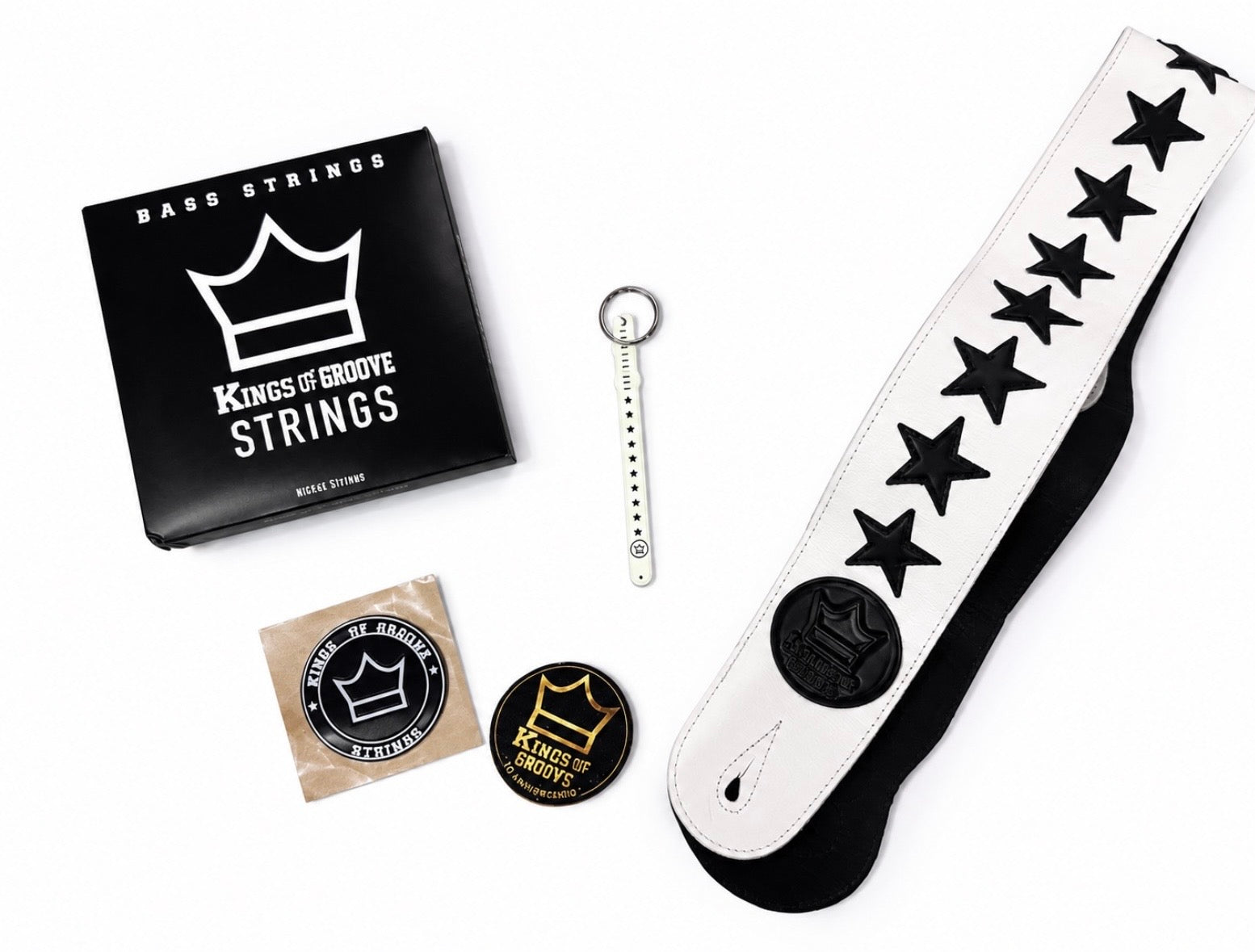Correa Kings Of Groove + Juego de cuerdas. Oferta especial por tiempo limitado. 🔥 Hasta agotar existencias.