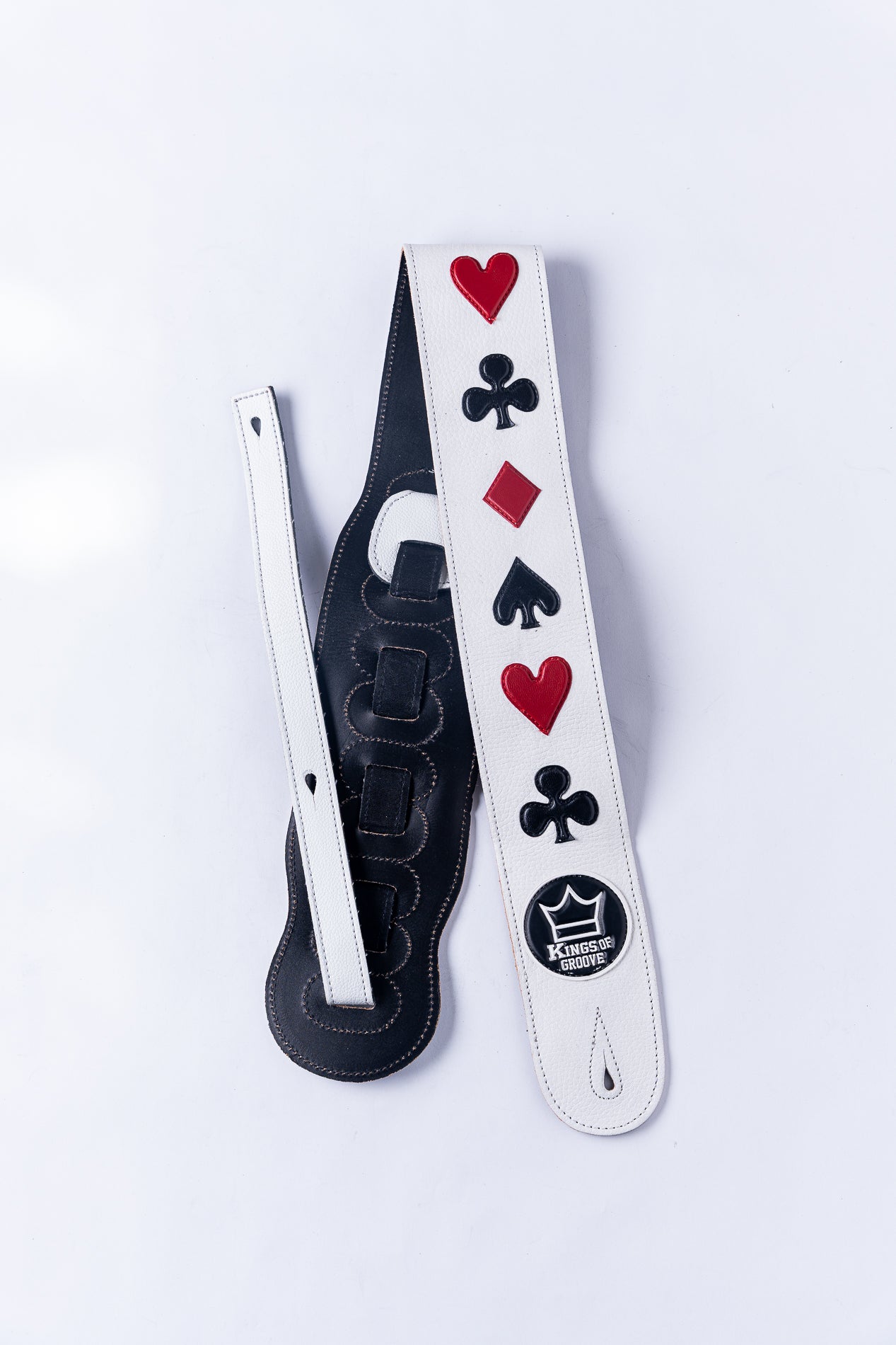 Strap naipes piel blanca