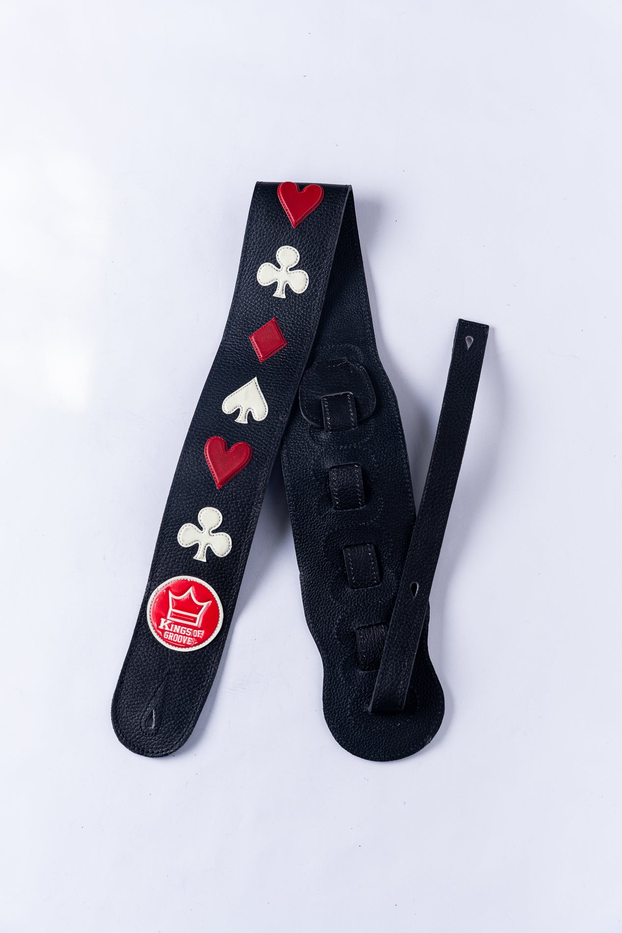 Strap naipes piel negra