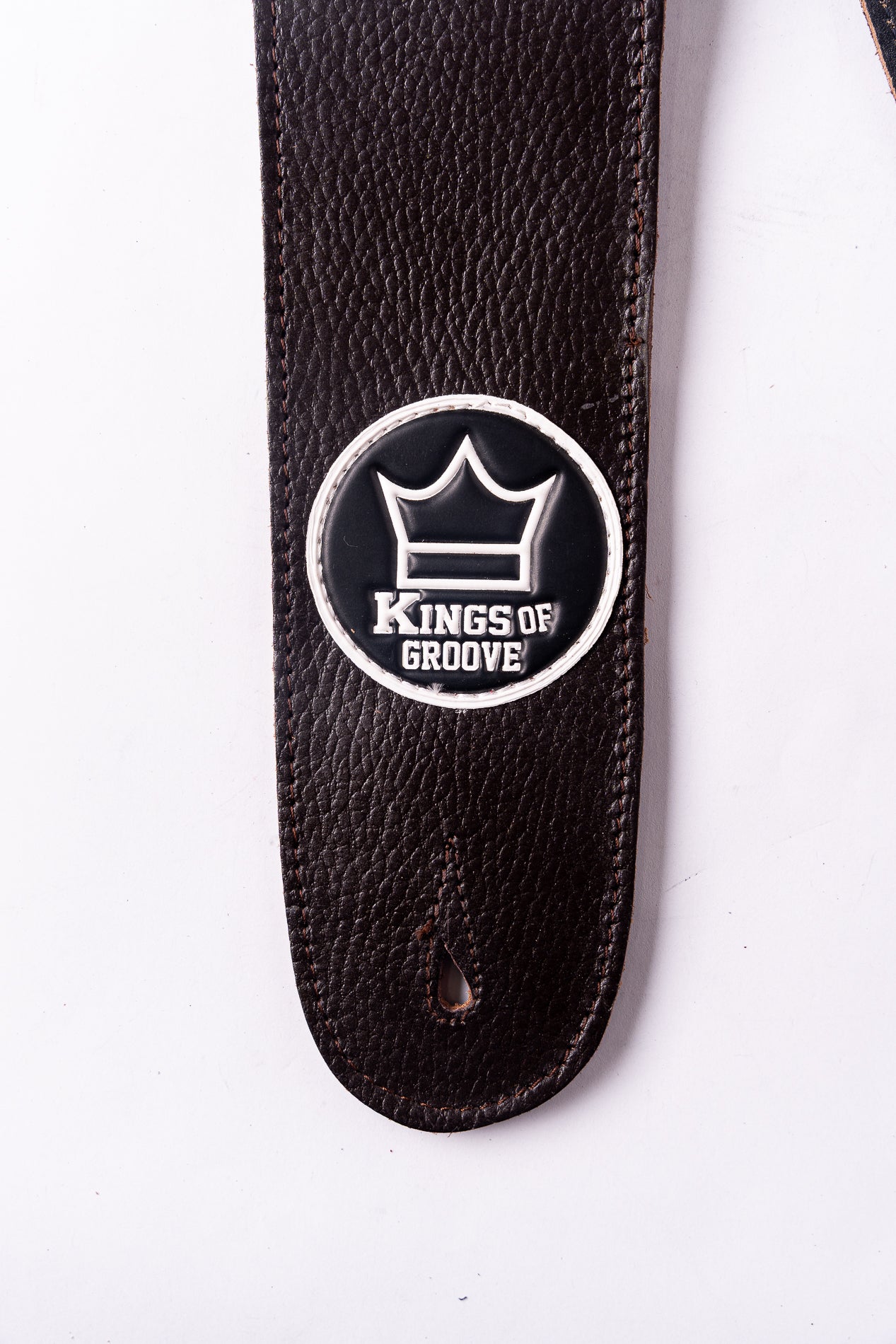 Strap Clasico cafe logo negro