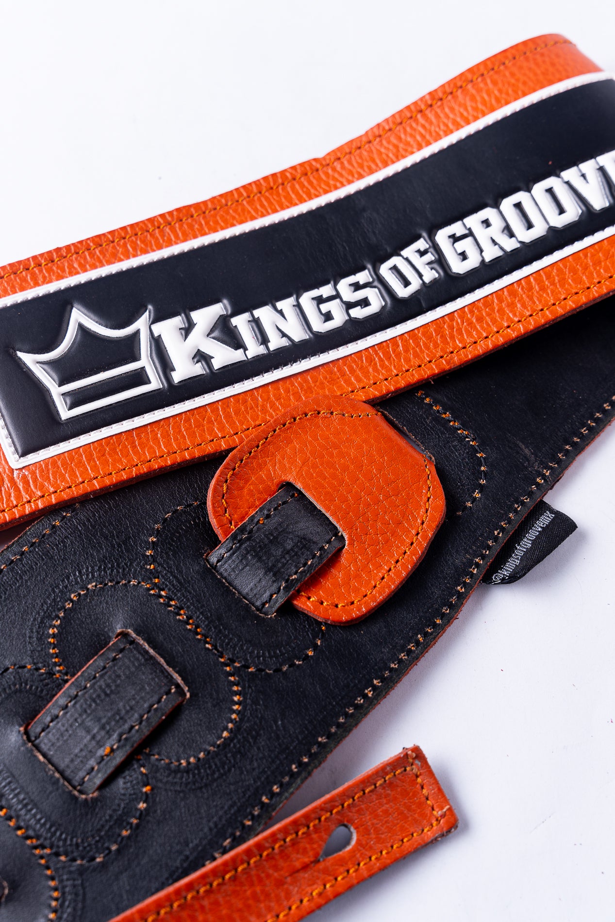 Strap Clasico Naranja Logo Negro